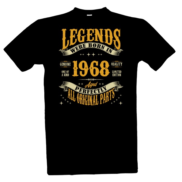 Tričko s potiskem Legendy 1968