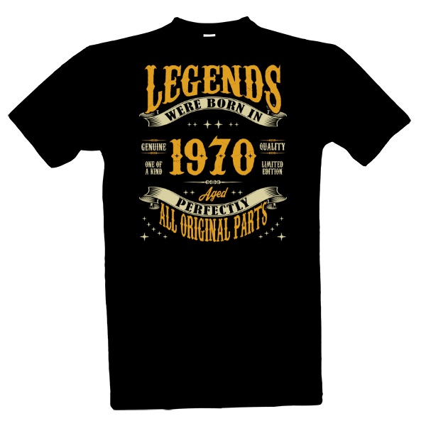 Tričko s potiskem Legendy 1970