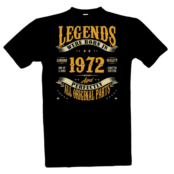 Tričko s potiskem Legendy 1972